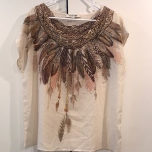 Feathered shirt